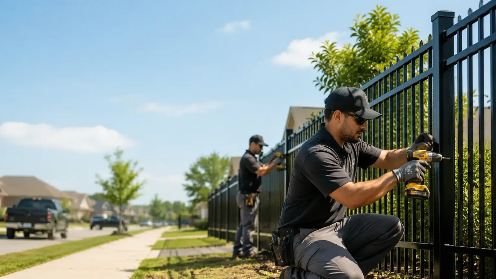 Metal Fence Installation in Riley, IN